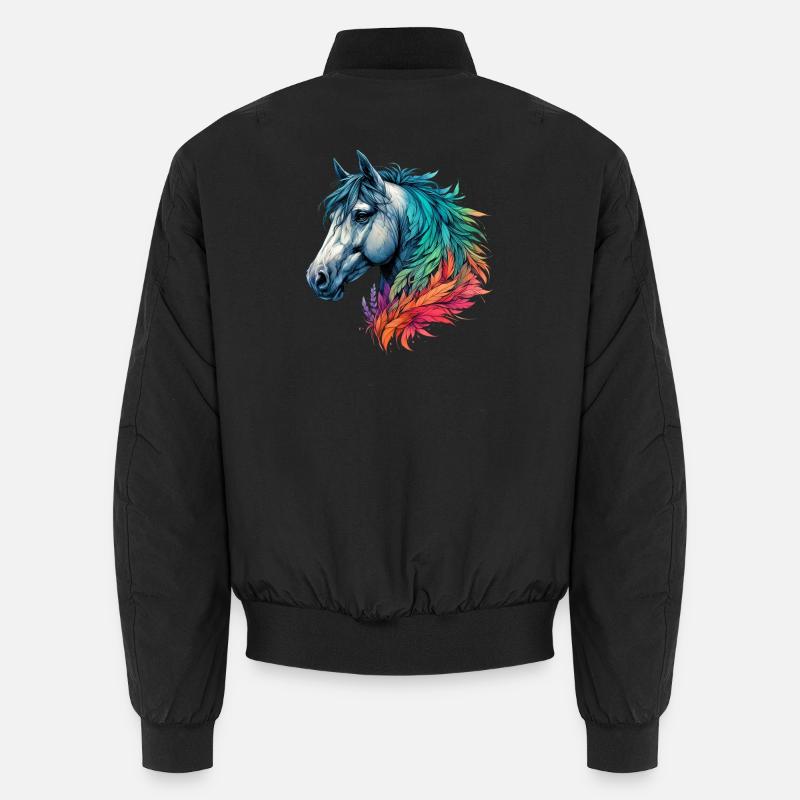Pferd Unisex Bomberjacke
