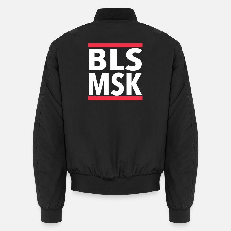 BLSMSK - Unisex Bomberjacke - Schwarz