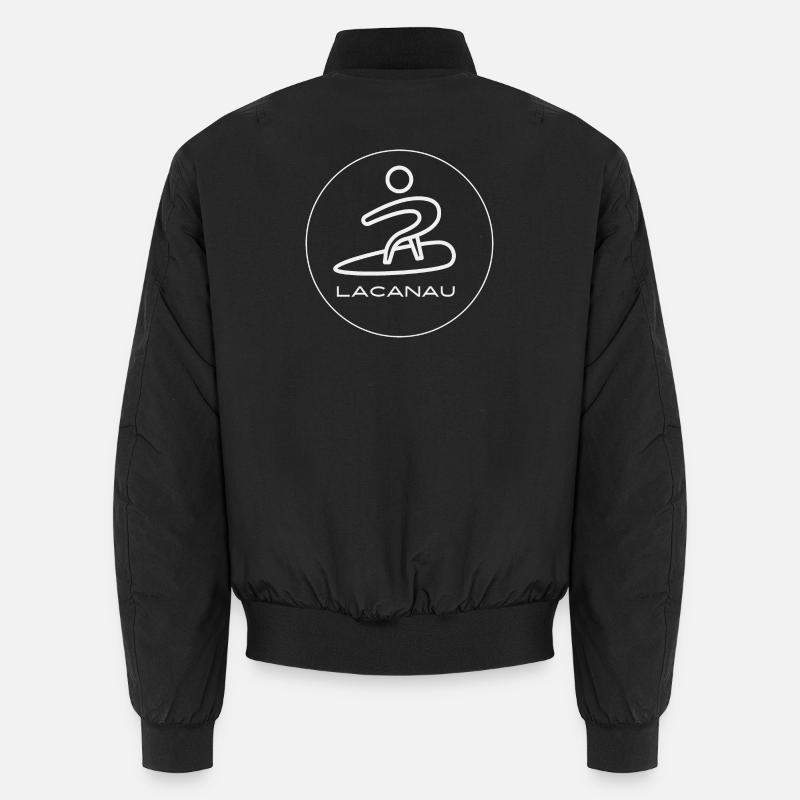 Lacanu Surf et Soleil Design abstrait Bomber unisexe