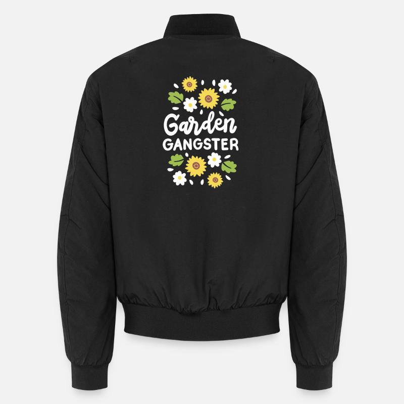 Garten Gartenarbeit - Unisex Bomberjacke - Schwarz