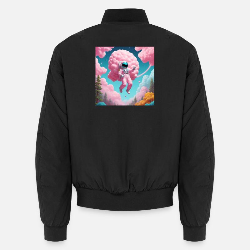 Astronaut - Unisex Bomberjacke - Schwarz