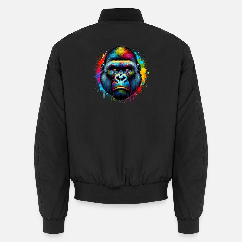 Gorilla - Unisex Bomber Jacket - black