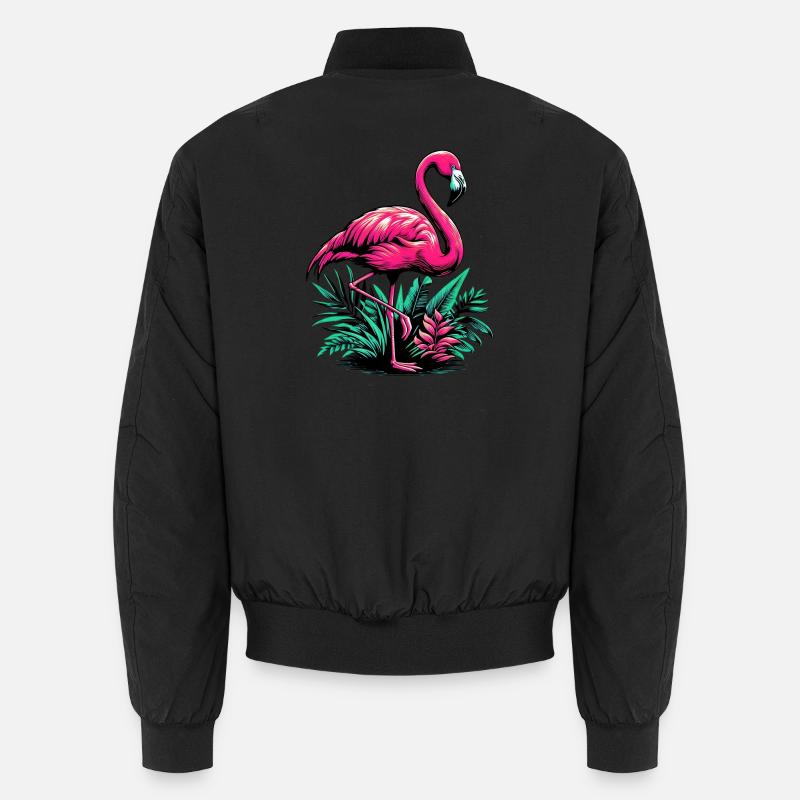 Flamant - Bomber unisexe - noir