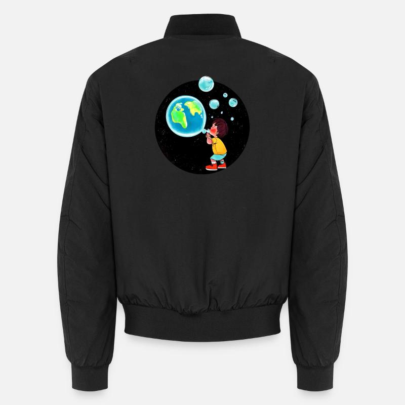 Planète Terre Bomber unisexe