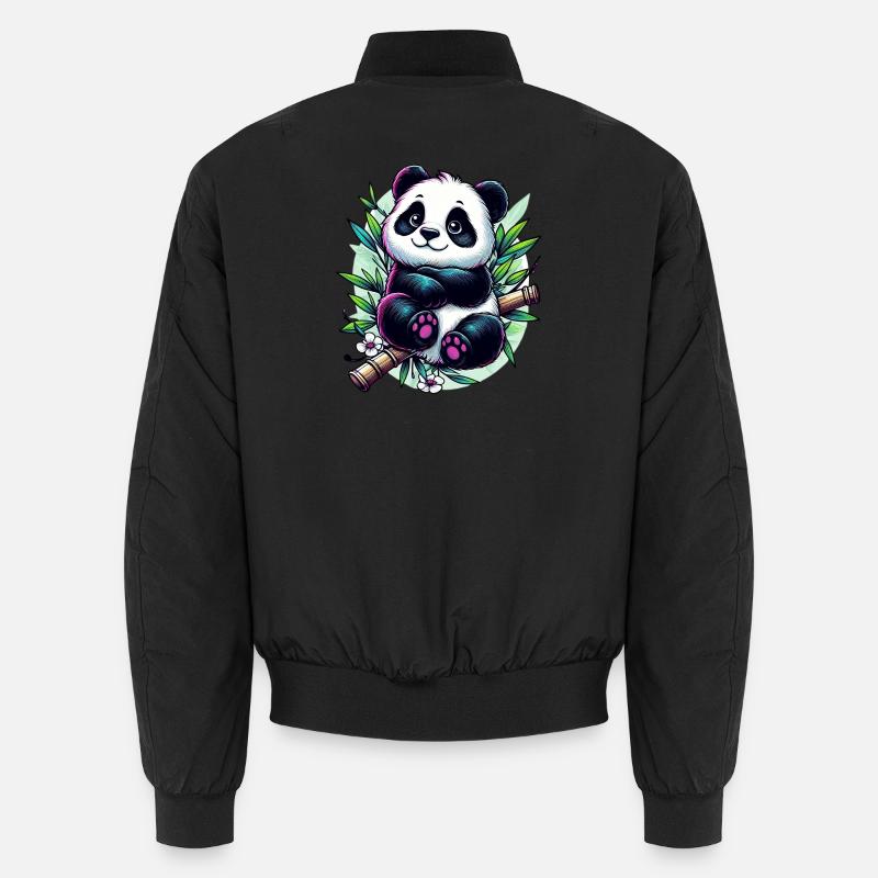 Panda Unisex Bomber Jacket