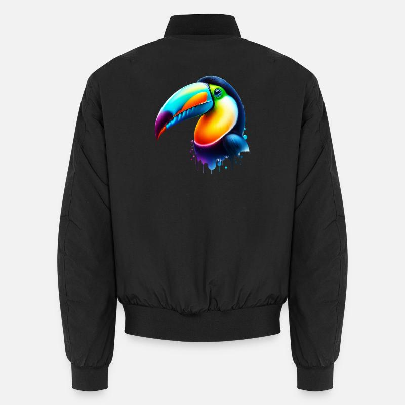 Tukan - Unisex Bomberjacke - Schwarz