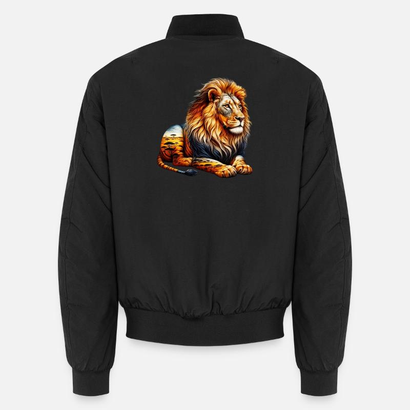 Lion Unisex Bomber Jacket