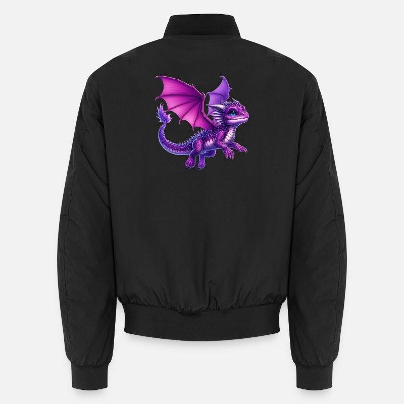 Dragon - Unisex Bomber Jacket - black