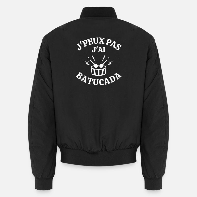Batucada, Perkussion, Samba - Unisex Bomberjacke - Schwarz