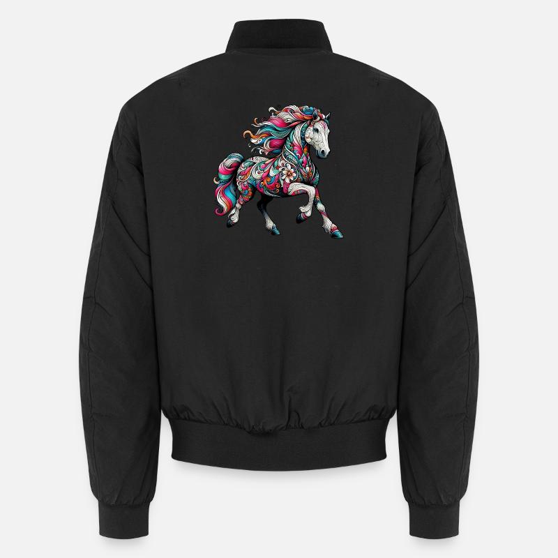 Horse Unisex Bomber Jacket