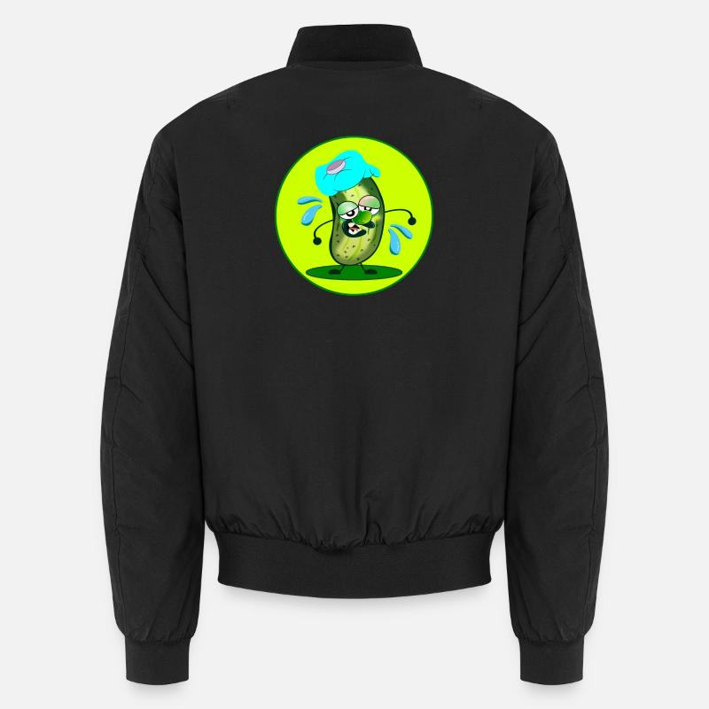 SUEUR D’ÉTÉ CHALEUR CONCOMBRE - Bomber unisexe - noir