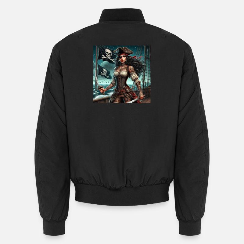 Piratenfrau Unisex Bomberjacke