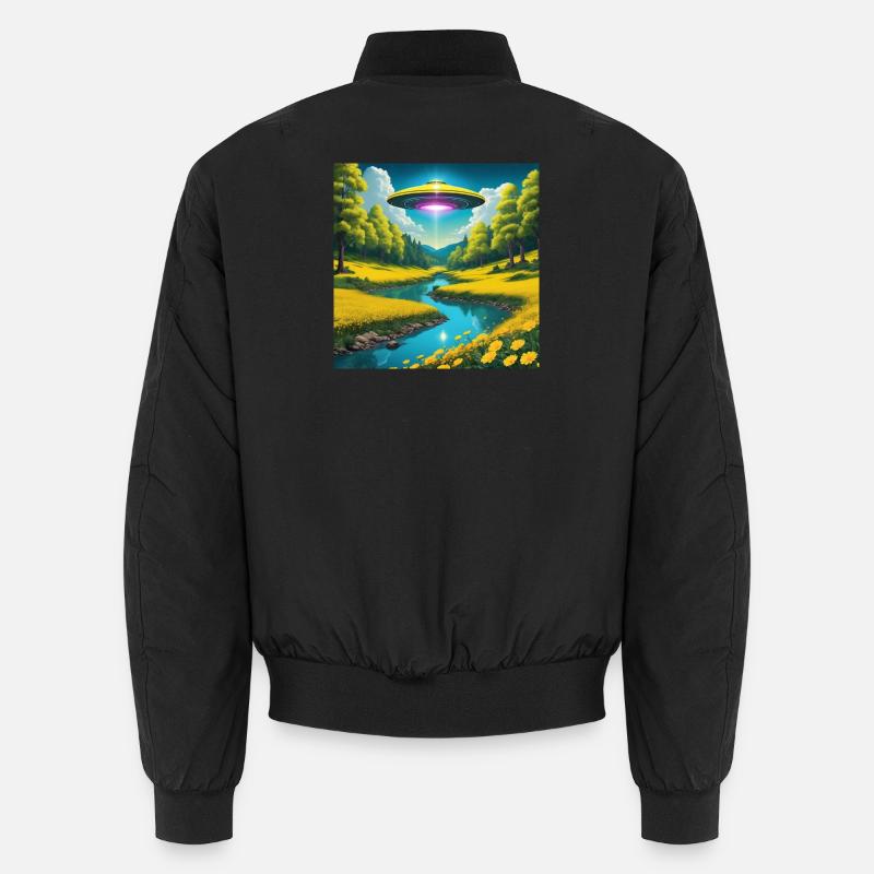 UFO - Unisex Bomber Jacket - black
