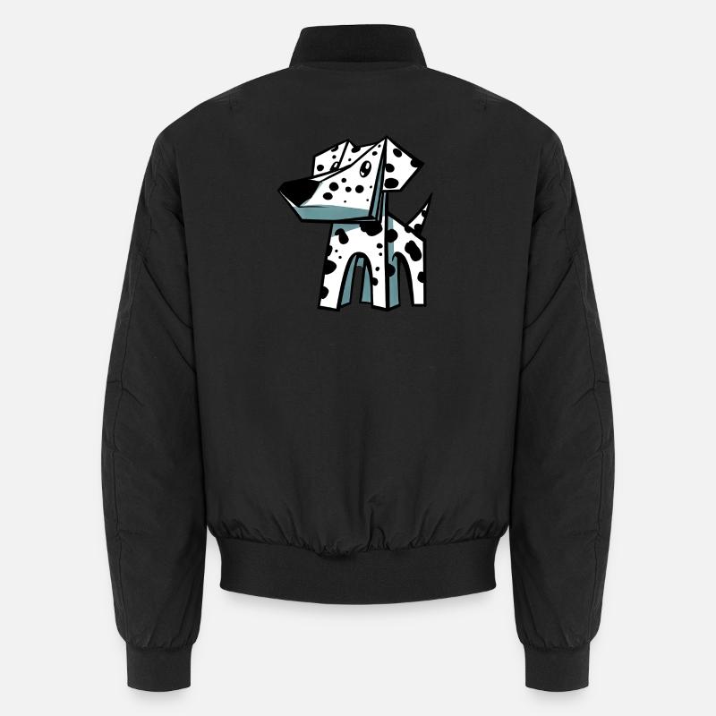 Chien dalmatien - Bomber unisexe - noir