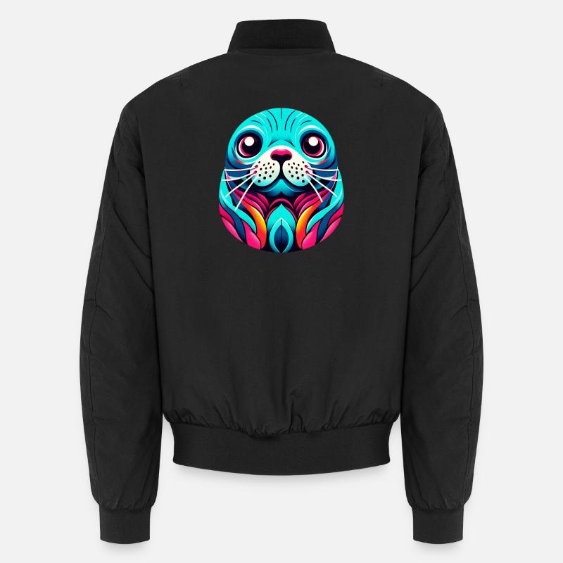 Phoque - Bomber unisexe - noir