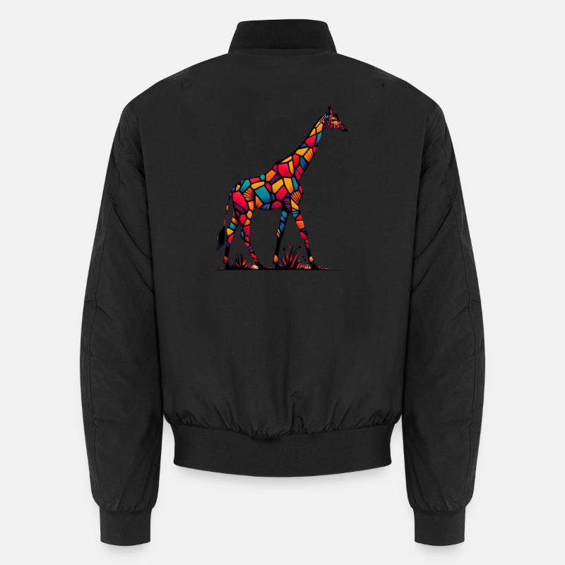 Giraffe Unisex Bomberjacke