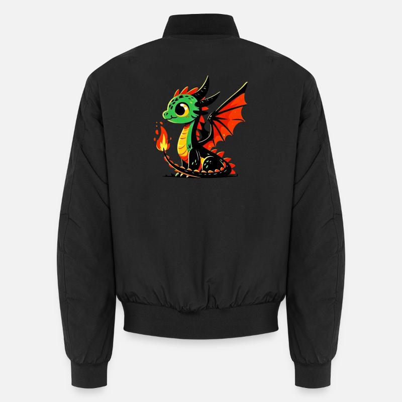 Dragon - Unisex Bomber Jacket - black