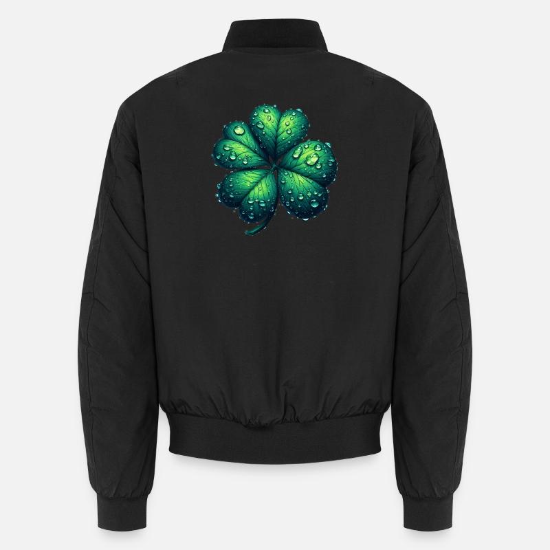 Four-leaf clover Unisex Bomber Jacket