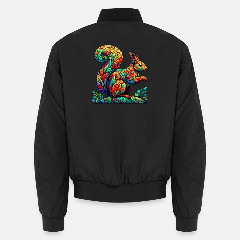 Eichhörnchen Unisex Bomberjacke
