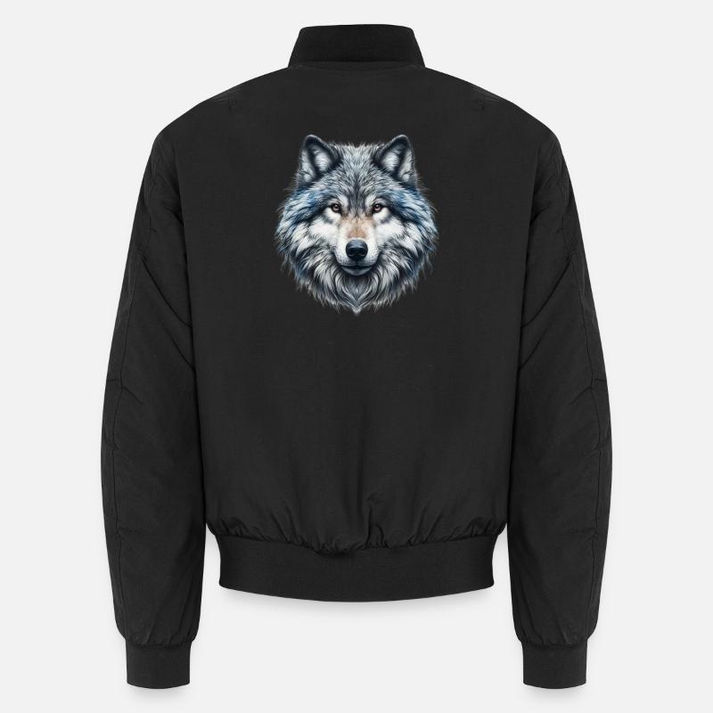 Wolf Unisex Bomberjacke