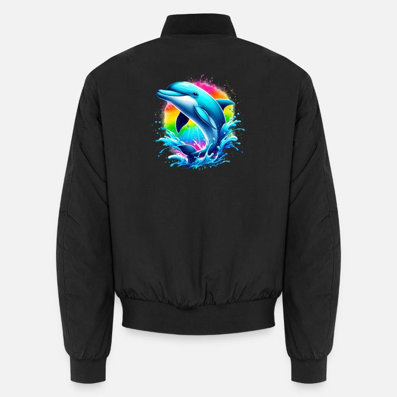 Delfin Unisex Bomberjacke