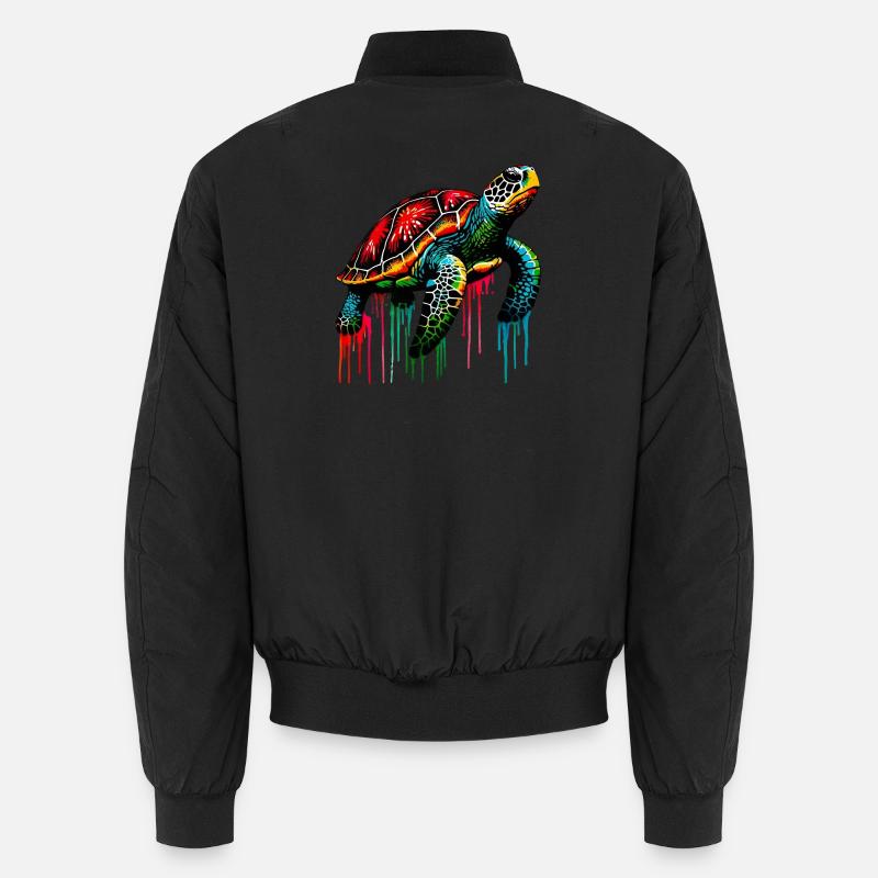 Tortue - Bomber unisexe - noir