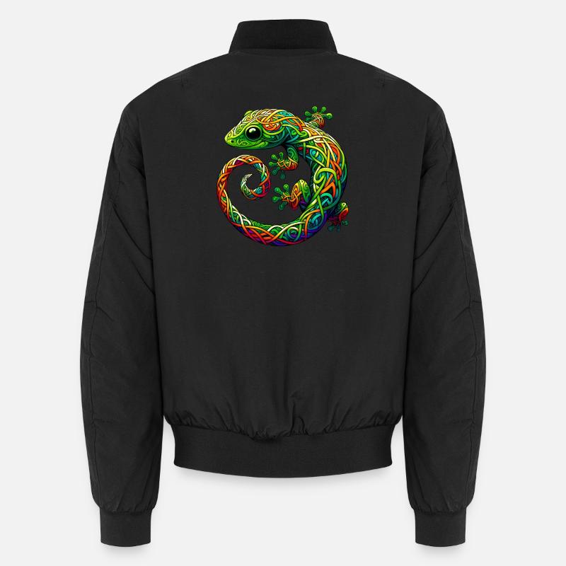 Gecko - Bomber unisexe - noir