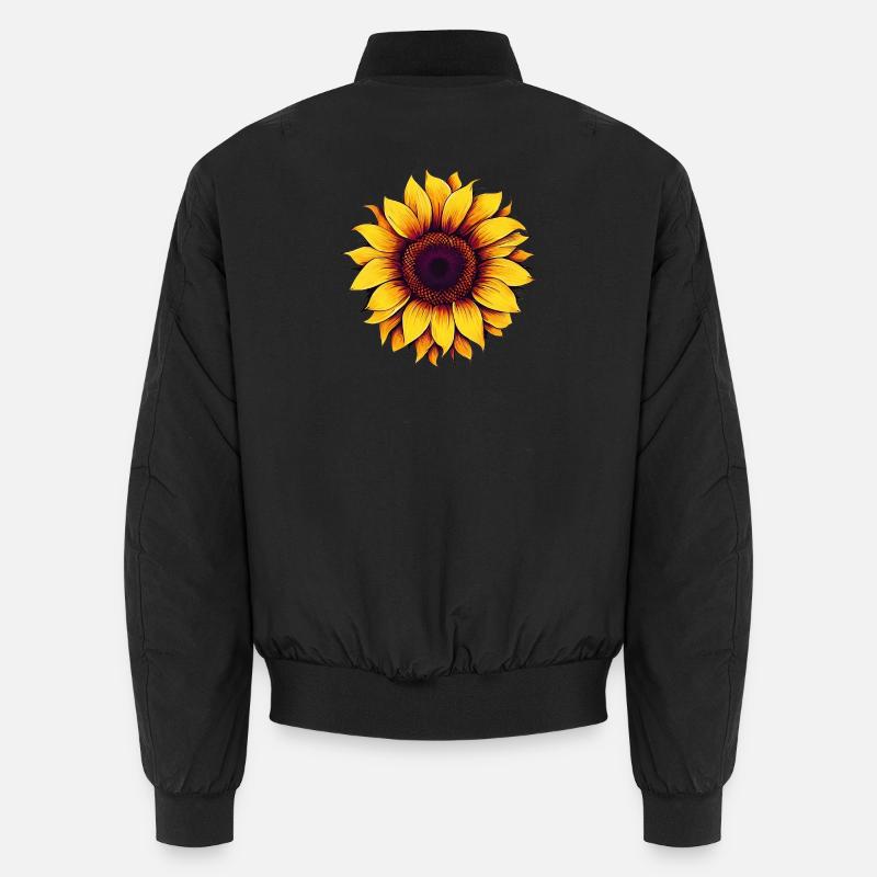 Sonnenblume Unisex Bomberjacke