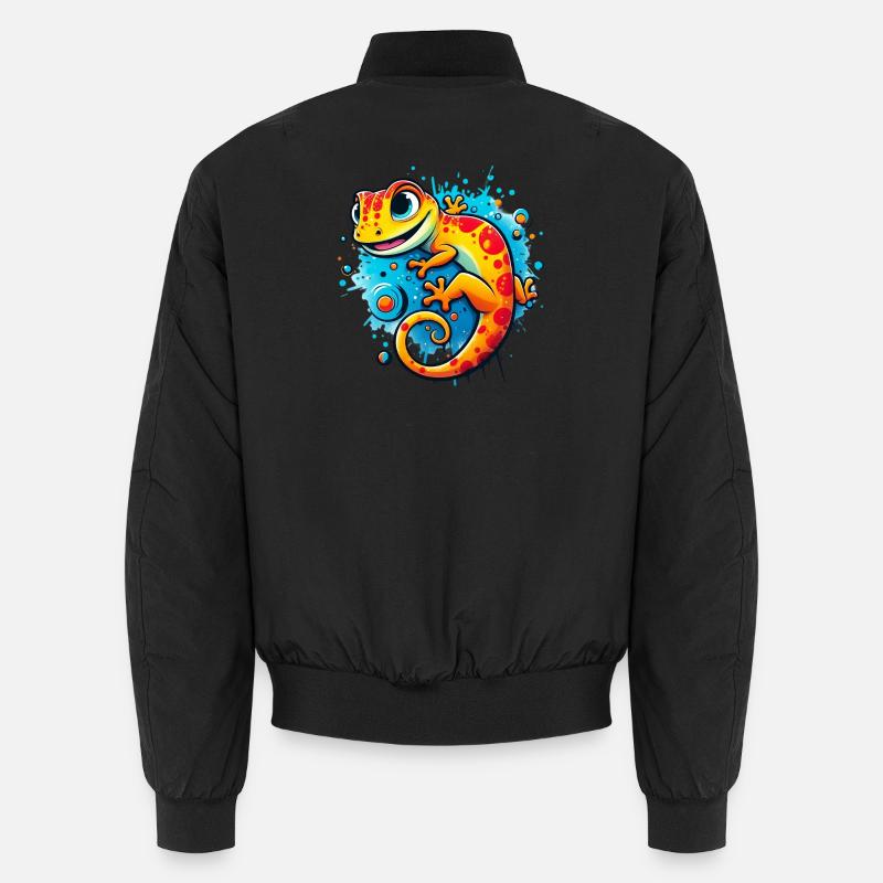 Gecko Unisex Bomber Jacket