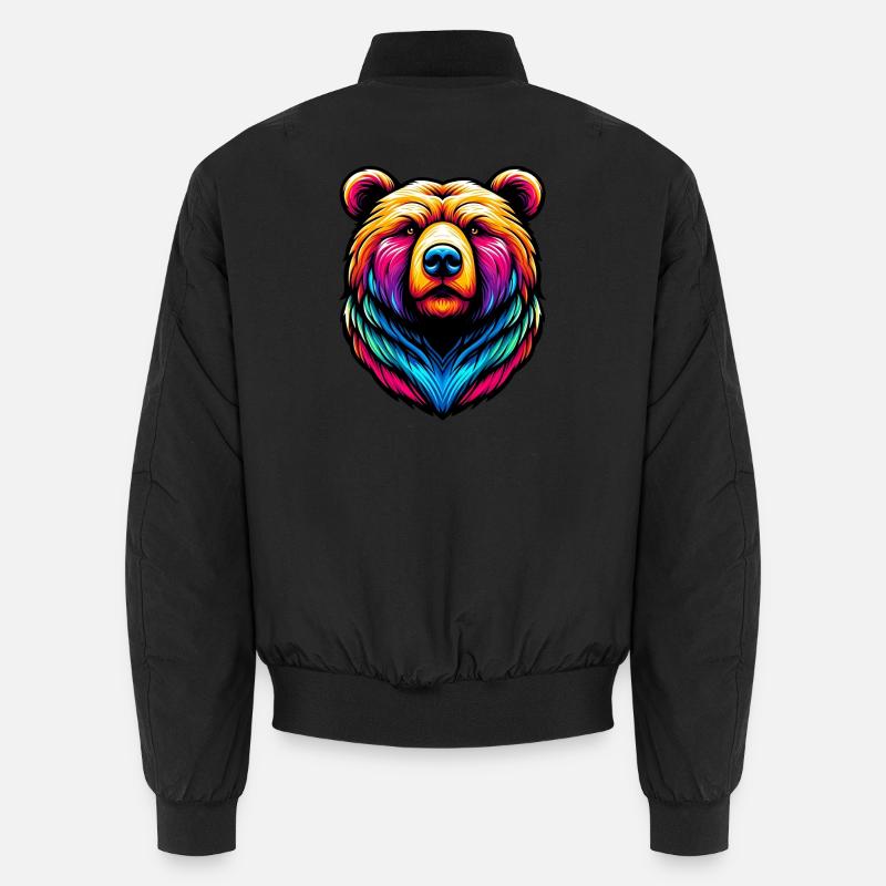 Ours - Bomber unisexe - noir