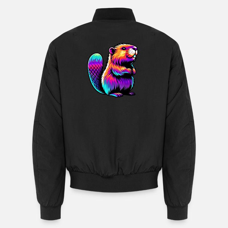 Bieber - Unisex Bomberjacke - Schwarz