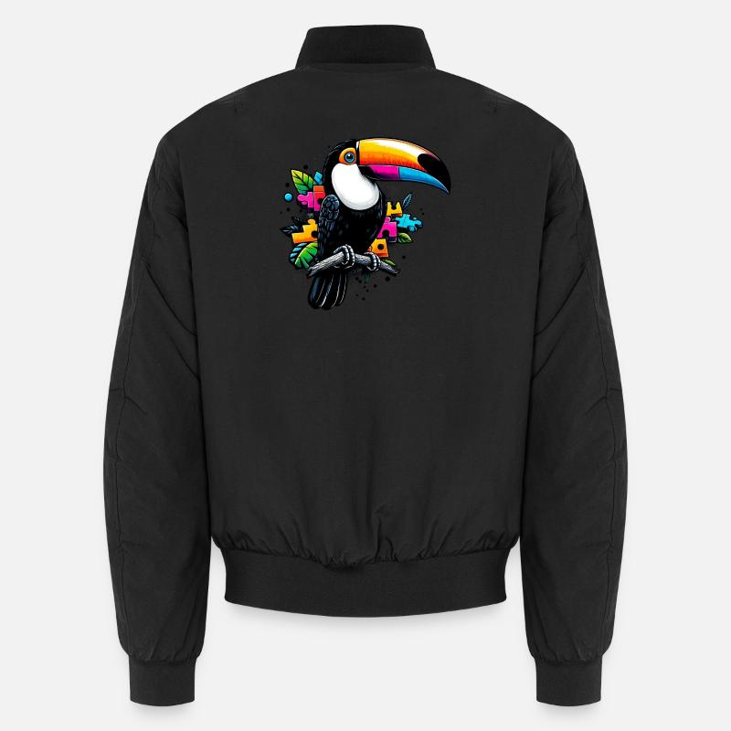 Tukan - Unisex Bomberjacke - Schwarz