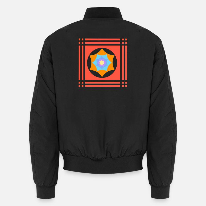 Jeux de couleurs avec une étoile Bomber unisexe
