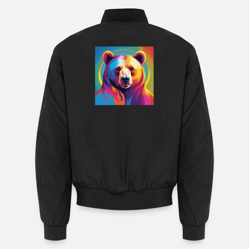 Pride Bear Unisex Bomberjacke