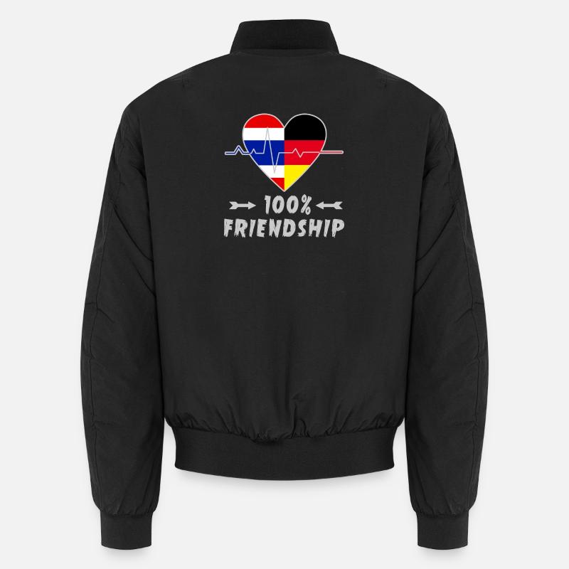 Thailand and Germany 100% friendship Unisex Bomber Jacket