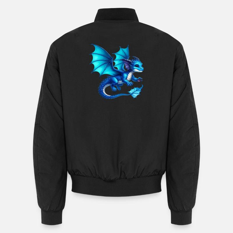 Dragon - Unisex Bomber Jacket - black
