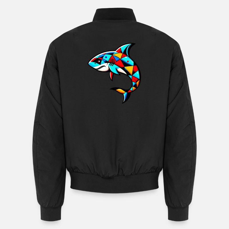 Harlekin-Hai Unisex Bomberjacke