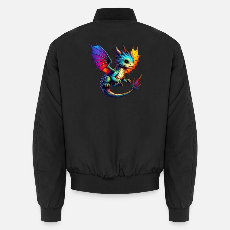 Dragon - Unisex Bomber Jacket - black