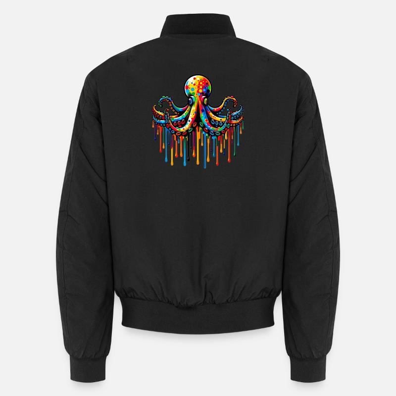 Oktopus Unisex Bomberjacke