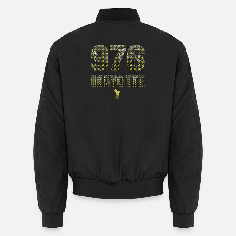 T-SHIRT 976 MAYOTTE - Unisex Bomberjacke - Schwarz
