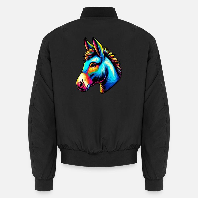 Esel Esel Schnuller Maultier Unisex Bomberjacke