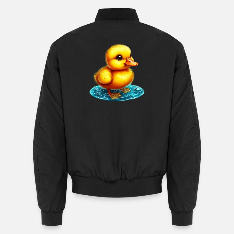 Caneton Canard Canard Canard - Bomber unisexe - noir