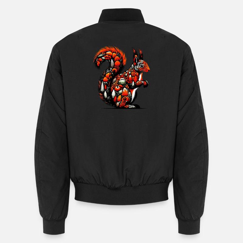 Eichhörnchen Unisex Bomberjacke