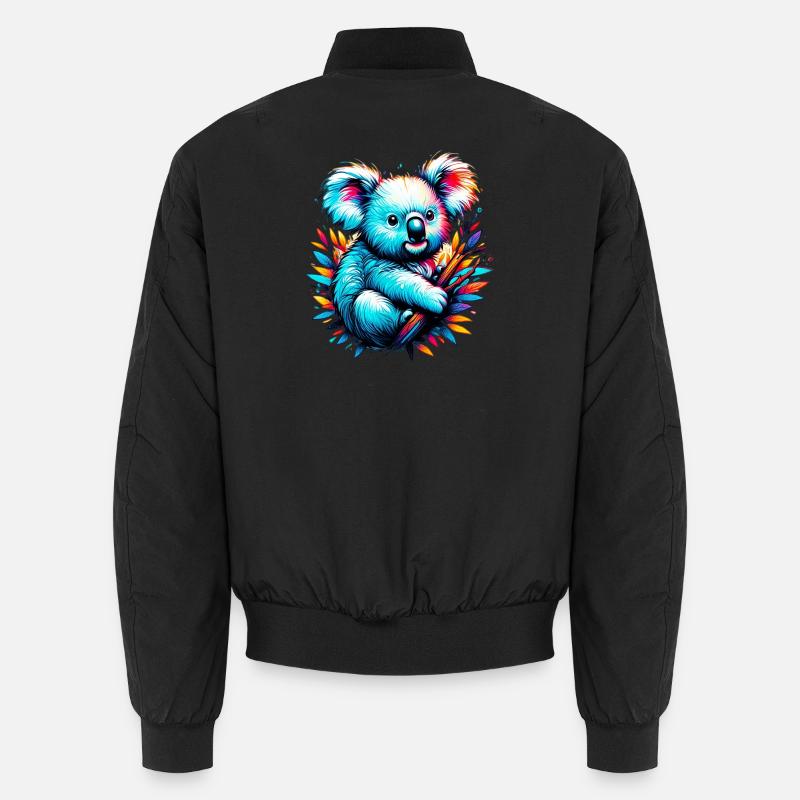 Koala - Bomber unisexe - noir
