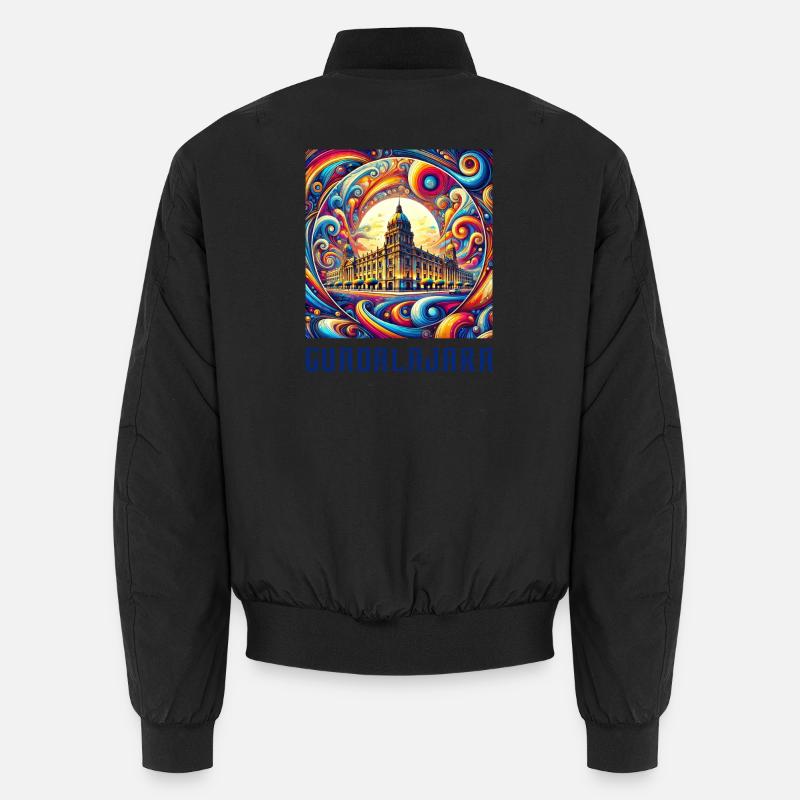 Guadalajara Mexico abstract design Unisex Bomber Jacket