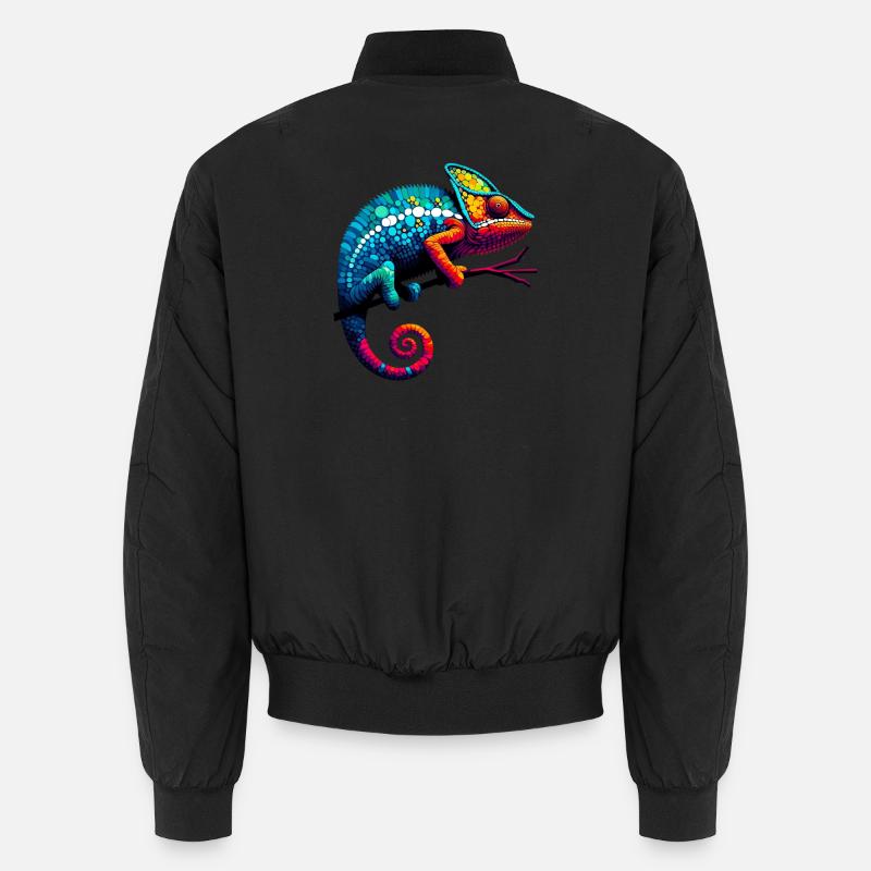 Caméléon - Bomber unisexe - noir