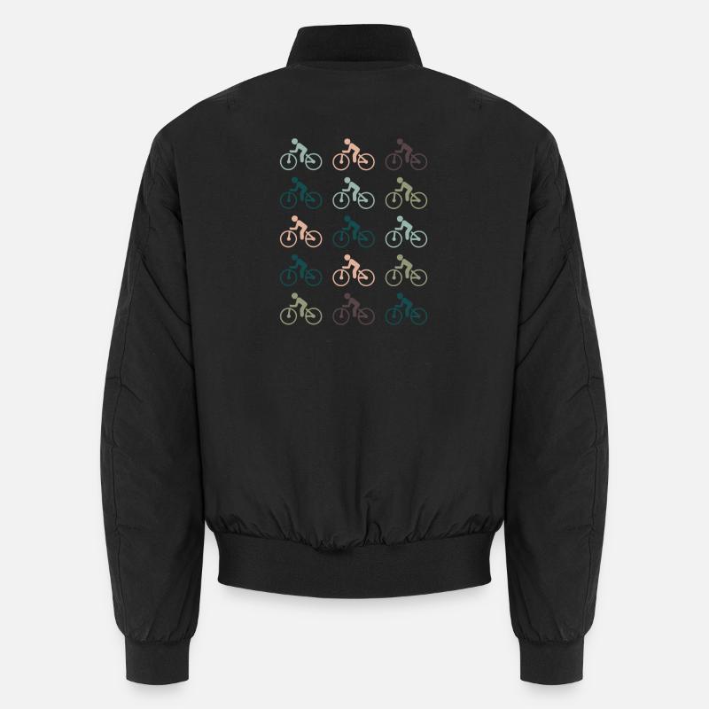 Fahrrad - Unisex Bomberjacke - Schwarz