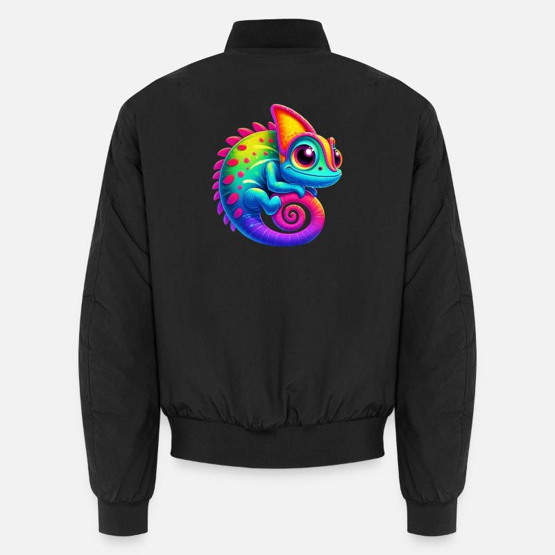 Caméléon - Bomber unisexe - noir