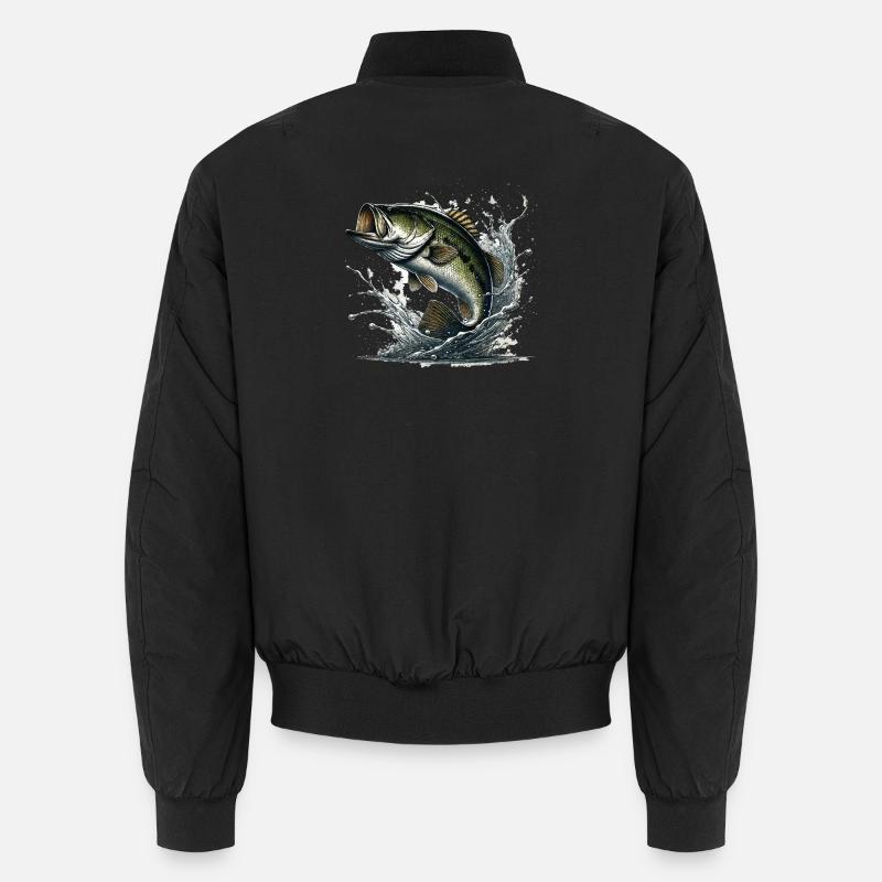 Zander - Unisex Bomber Jacket - black