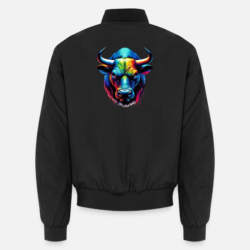 Stier Unisex Bomberjacke